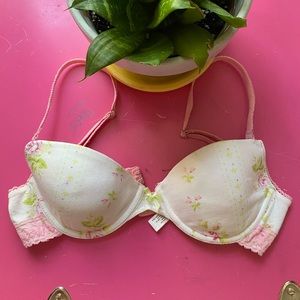 Victoria’s Secret floral cotton bra 34B